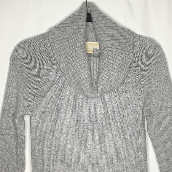 Michael Kors Gray Cowl Neck Sweater Size XS - Picture 3 of 10